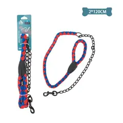 GENERICO - Correa Redondo Con Cadena Para Mascota 12M