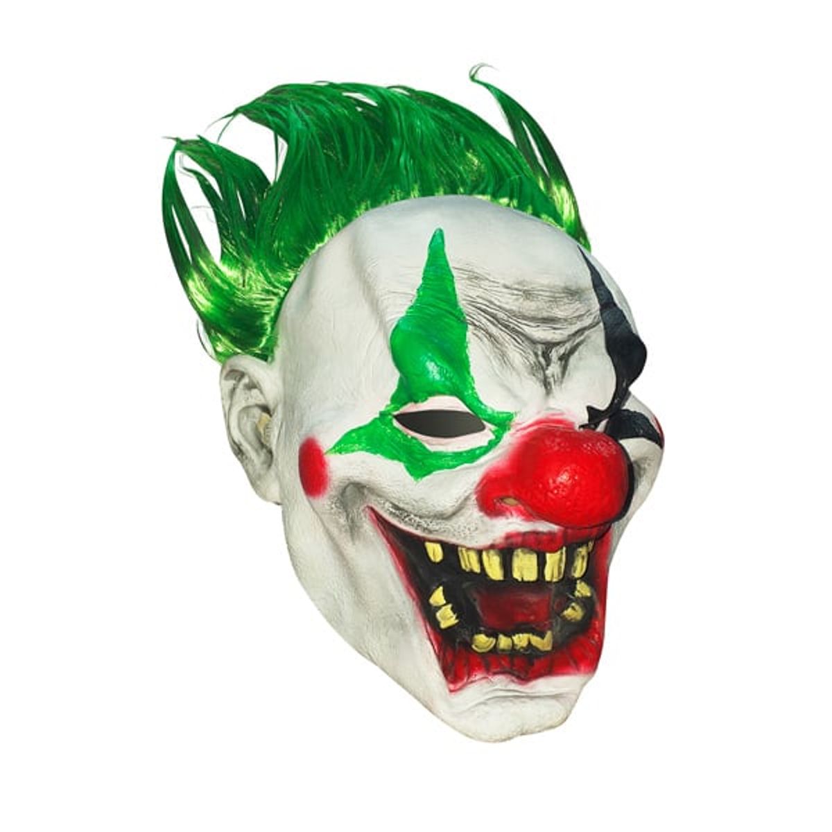 GENERICO - MASCARA LATEX PAYASO DIENTE AMARILLO X1 UNI