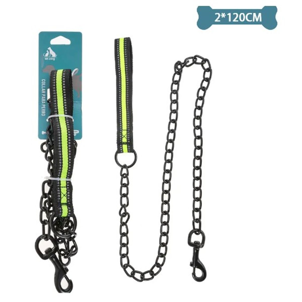 GENERICO - Correa Cadena Para Mascota 20Cm12M