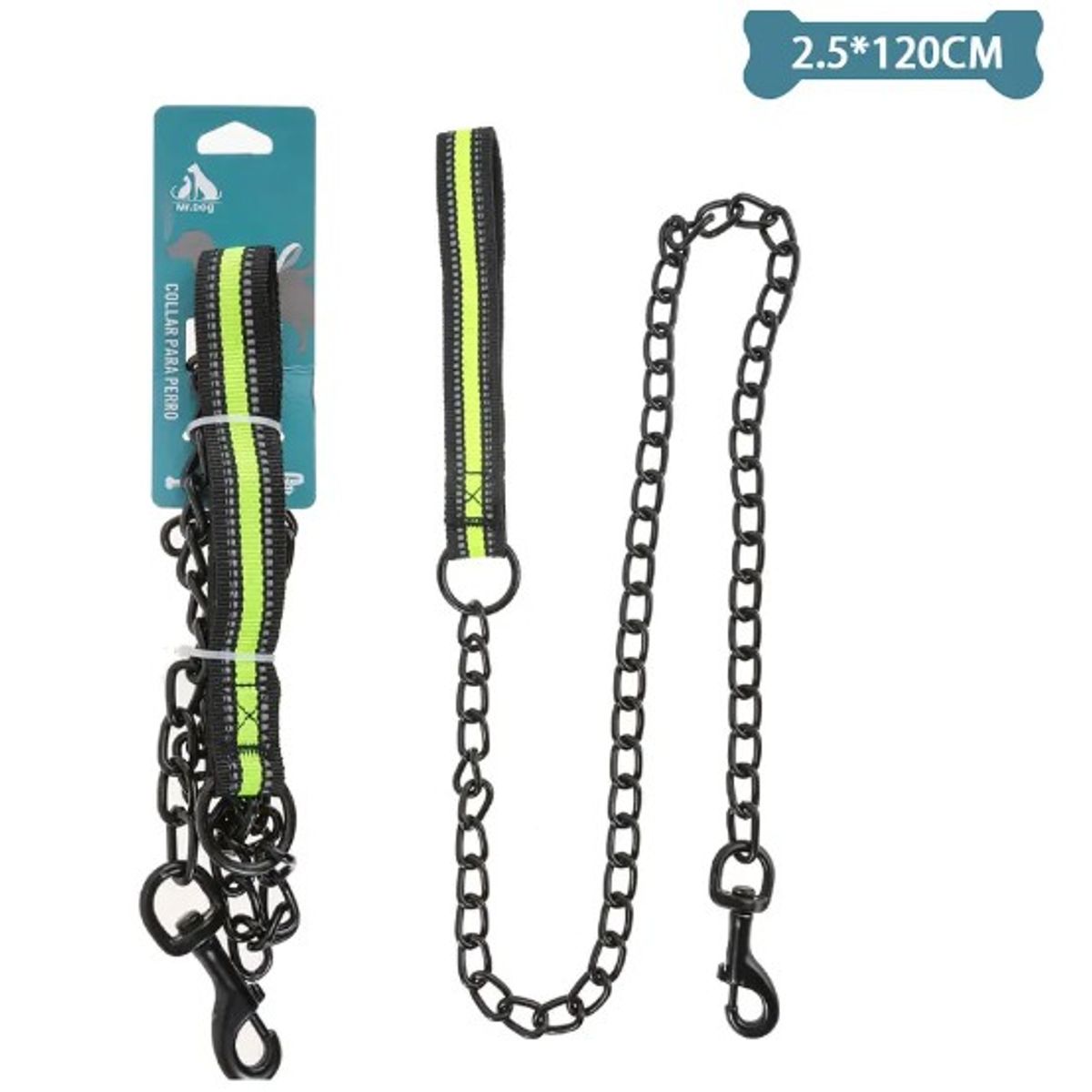 GENERICO - Correa Cadena Para Mascota 25Cm12M