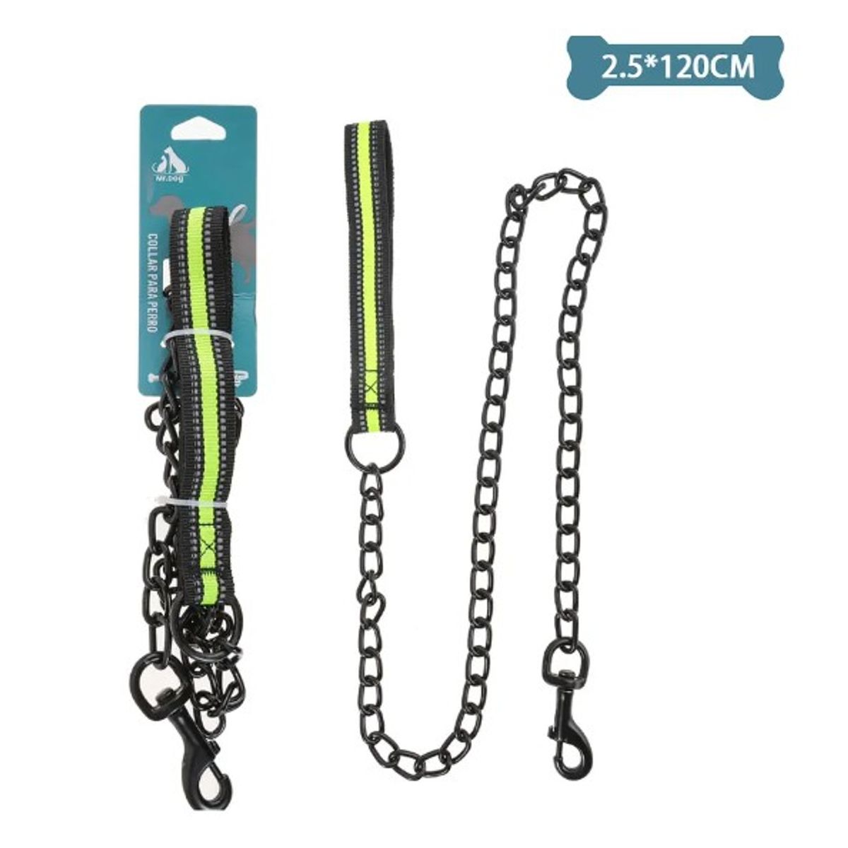 GENERICO - Correa Cadena Para Mascota 25Cm12M