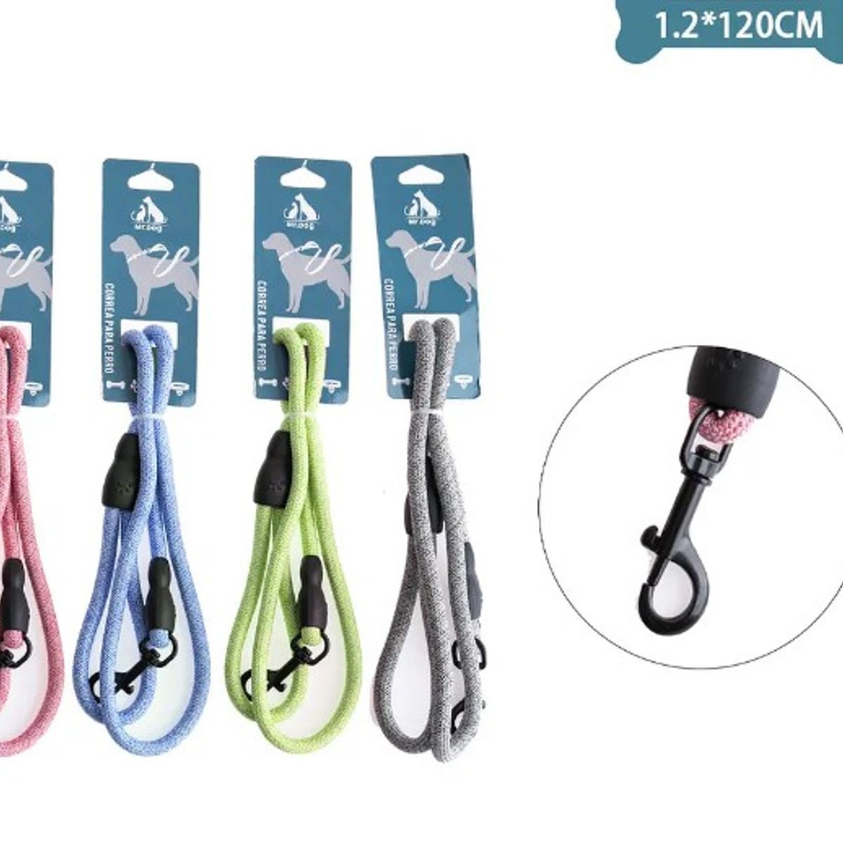 GENERICO - Correa Redonda De Lino 12Cm12M Color Aleatorio