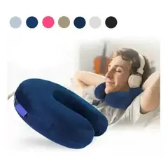 GENERICO - Cojin Cuello Viaje Cervical Almohada Para Auto Oficina Viaje