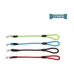 GENERICO - Correa Redonda Corta Para Mascota 12Cm60Cm Color Aleatorio