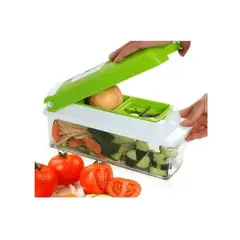 GENERICO - Picador Rallador Rebanador 5 En 1 Verduras Manual