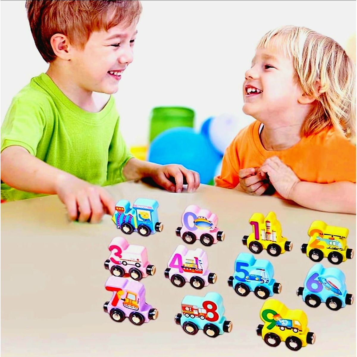 GENERICO - Juego Educativo De Aprendizaje Tren Imantada Transportes