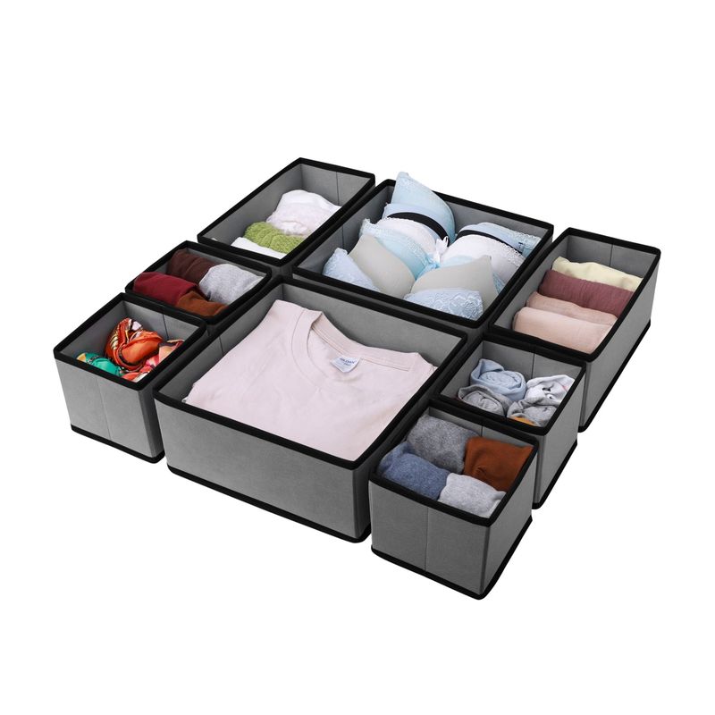 GENERICO - Organizador 8 Cajas Ropa Interior Accesorios