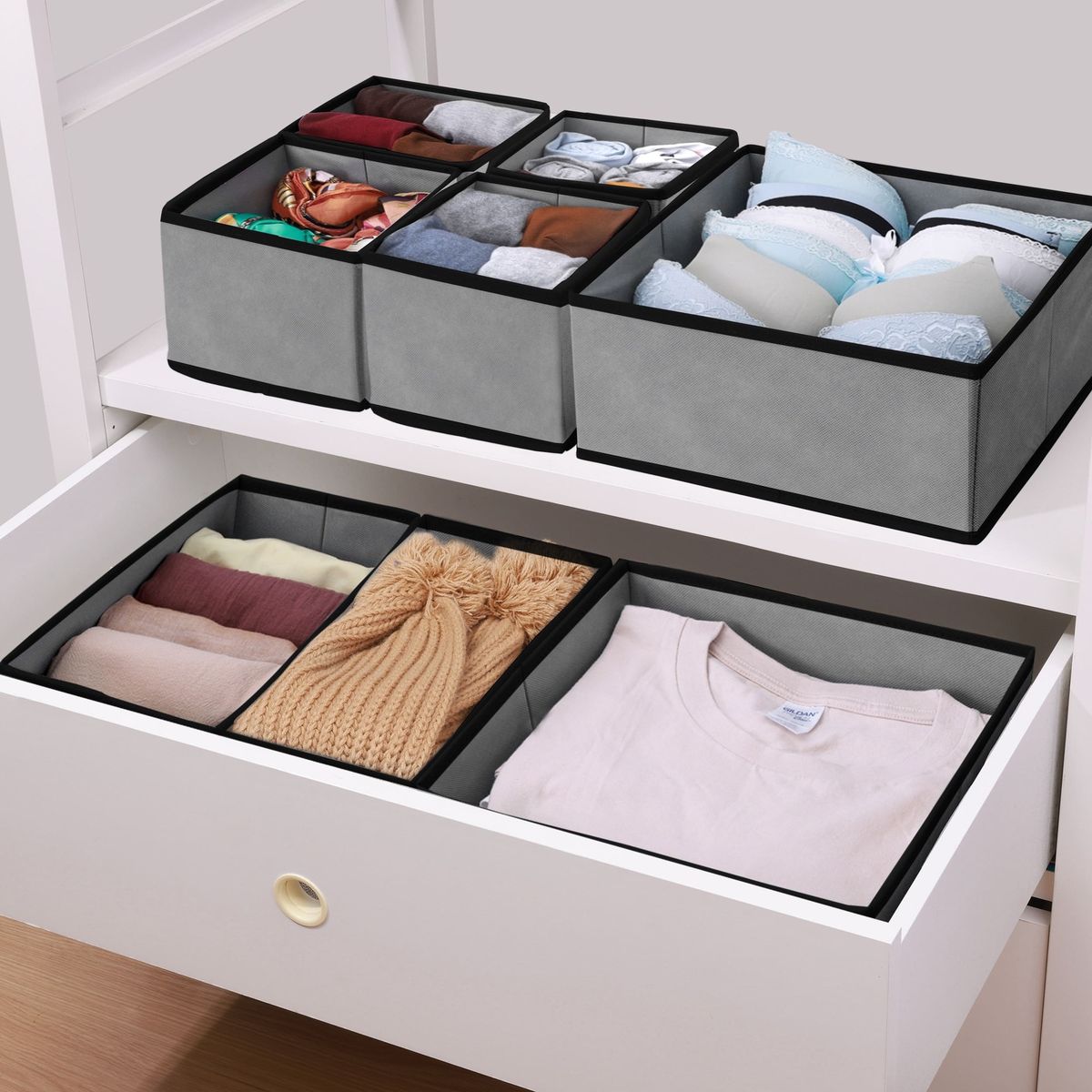 GENERICO - Organizador 8 Cajas Ropa Interior Accesorios