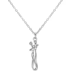GENERICO - Collar plata 925 pareja novios enamorados abrazados san valentin