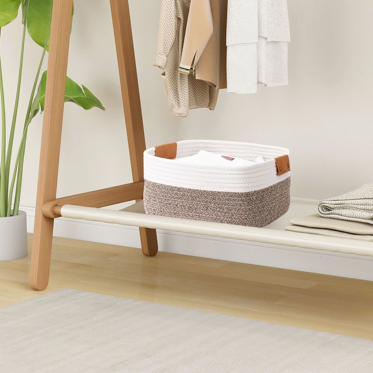 GENERICO - Canasto de Tela Decorativo Hogar