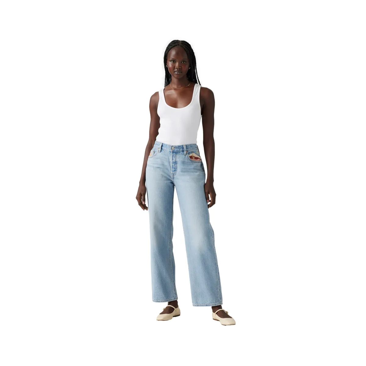 LEVIS - Jeans Mujer 501 '90s Ankle Celeste Levis