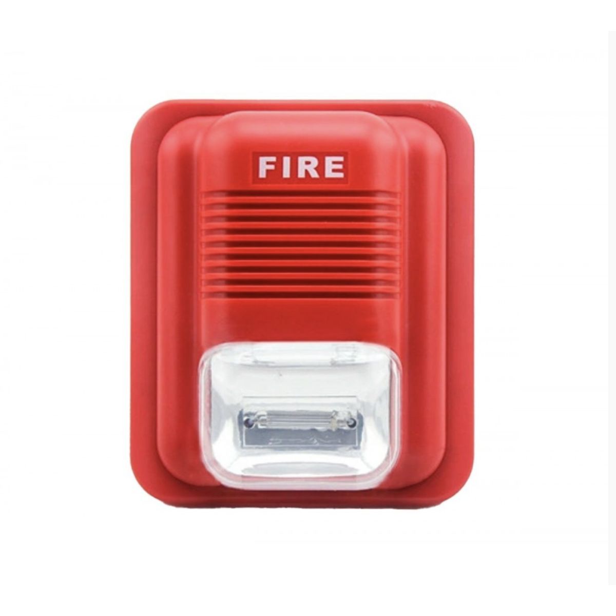 GENERICO - Baliza con Sirena 24VDC Incendio Rojo EPA126