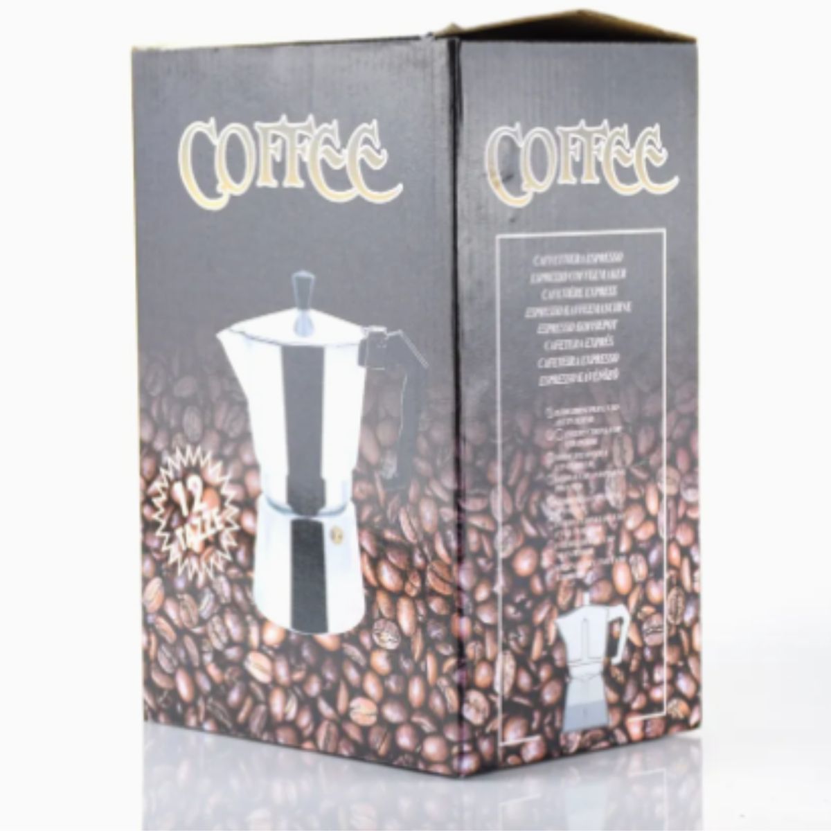 GENERICO - Cafetera Exprés Greca de 6 Tazas