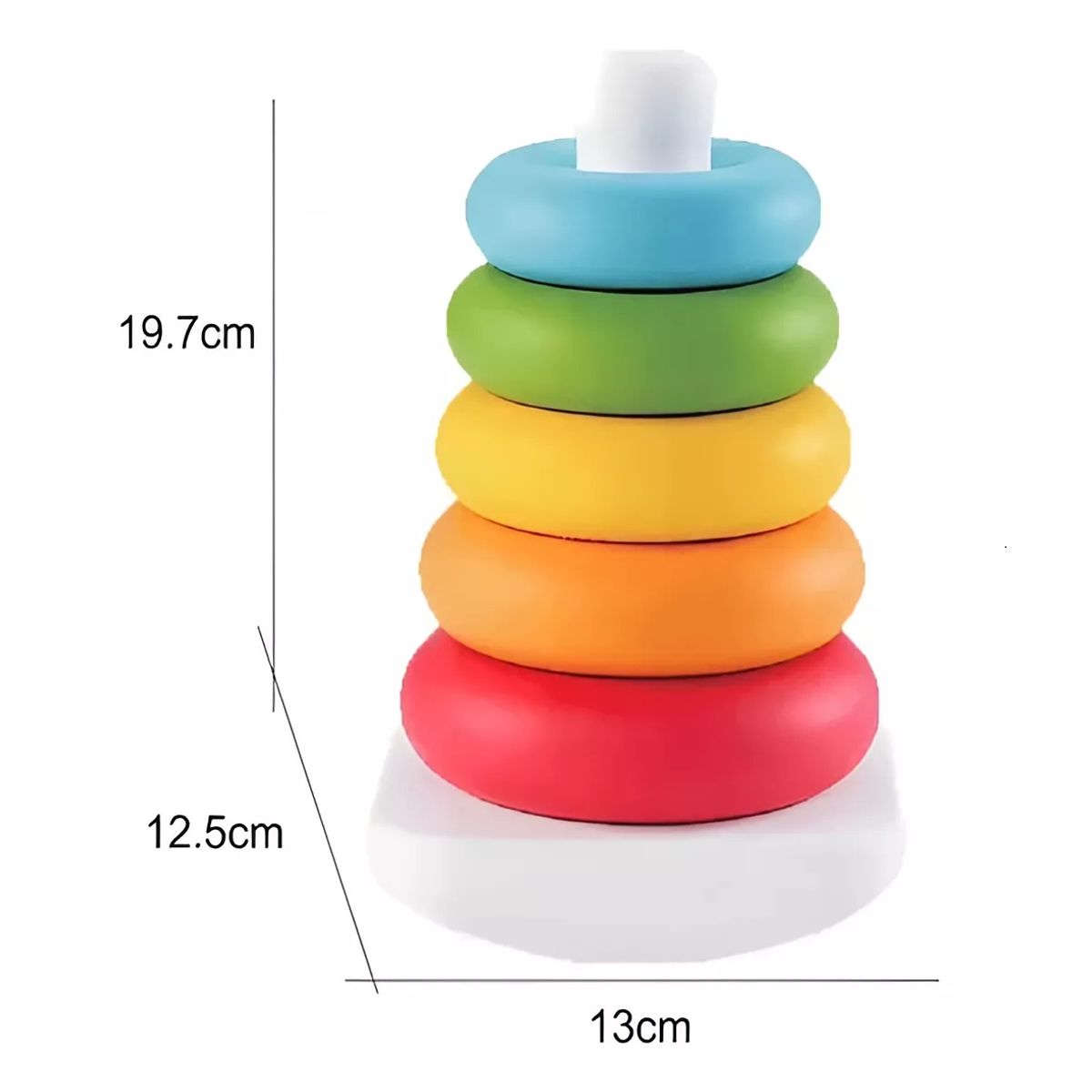 GENERICO - Juego De Argollas Encajes De Apilar Para Bebes