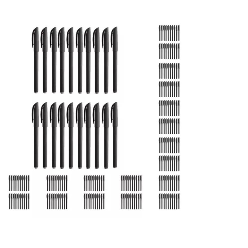 GENERICO - Pack 200 Lapices Gel Boligrafos 0.5mm Lapicero Pluma Tinta