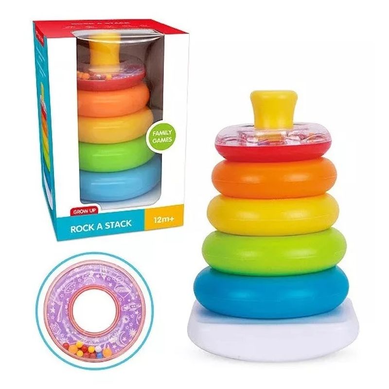 GENERICO - Juego De Argollas Encajes De Apilar Para Bebes