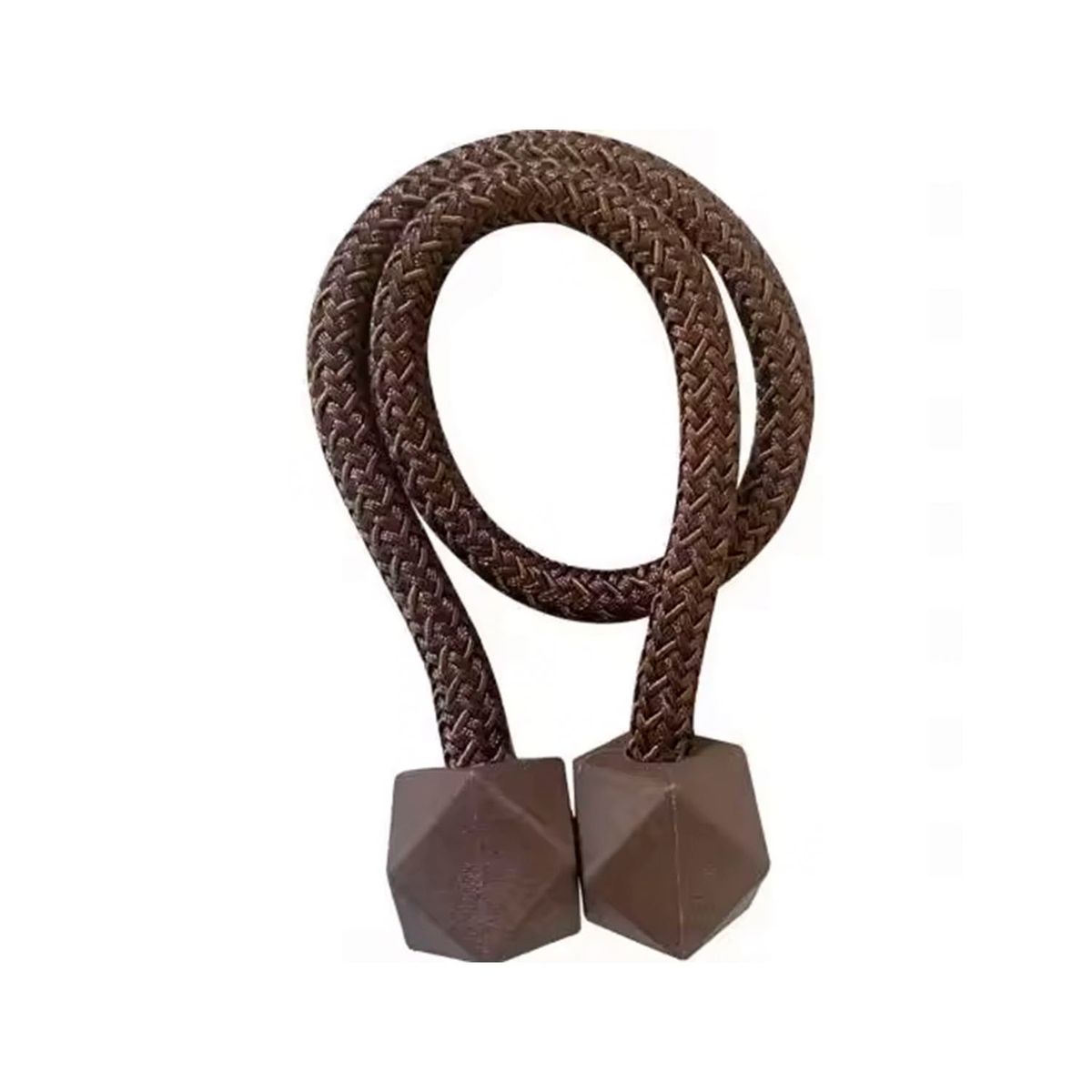 GENERICO - Pack de 02 Sujetadores - Abrazaderas Magneticas para Cortinas Cafe