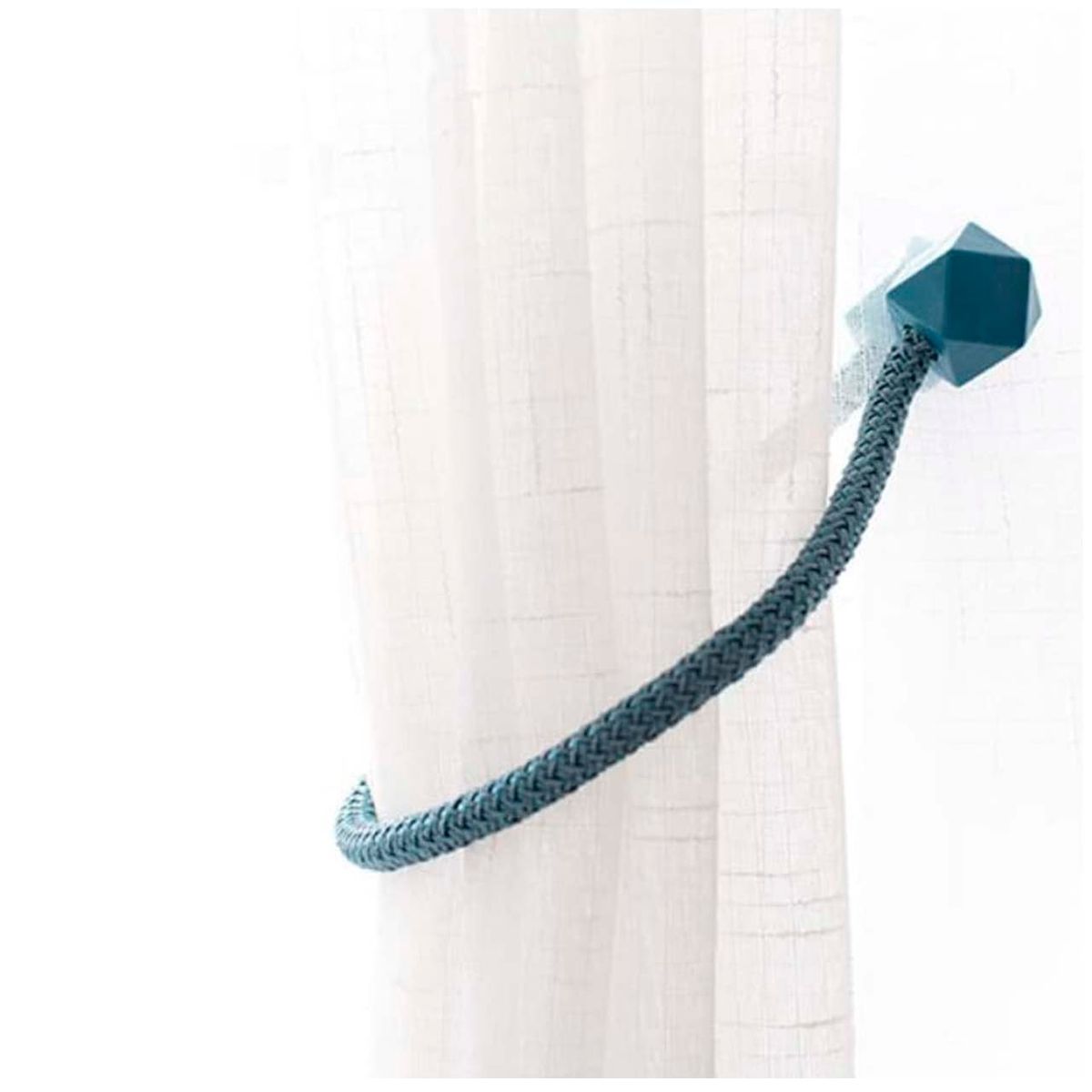 GENERICO - Pack de 02 Sujetadores - Abrazaderas Magneticas para Cortinas Cafe