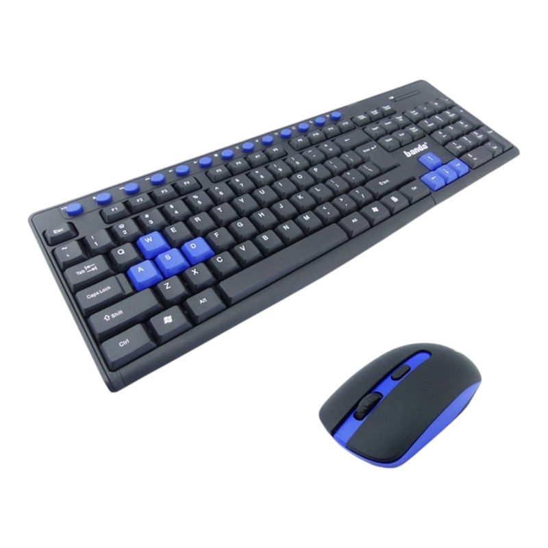 GENERICO - Teclado+Mouse Inalambrico Gamer Banda W400 Alta Calidad