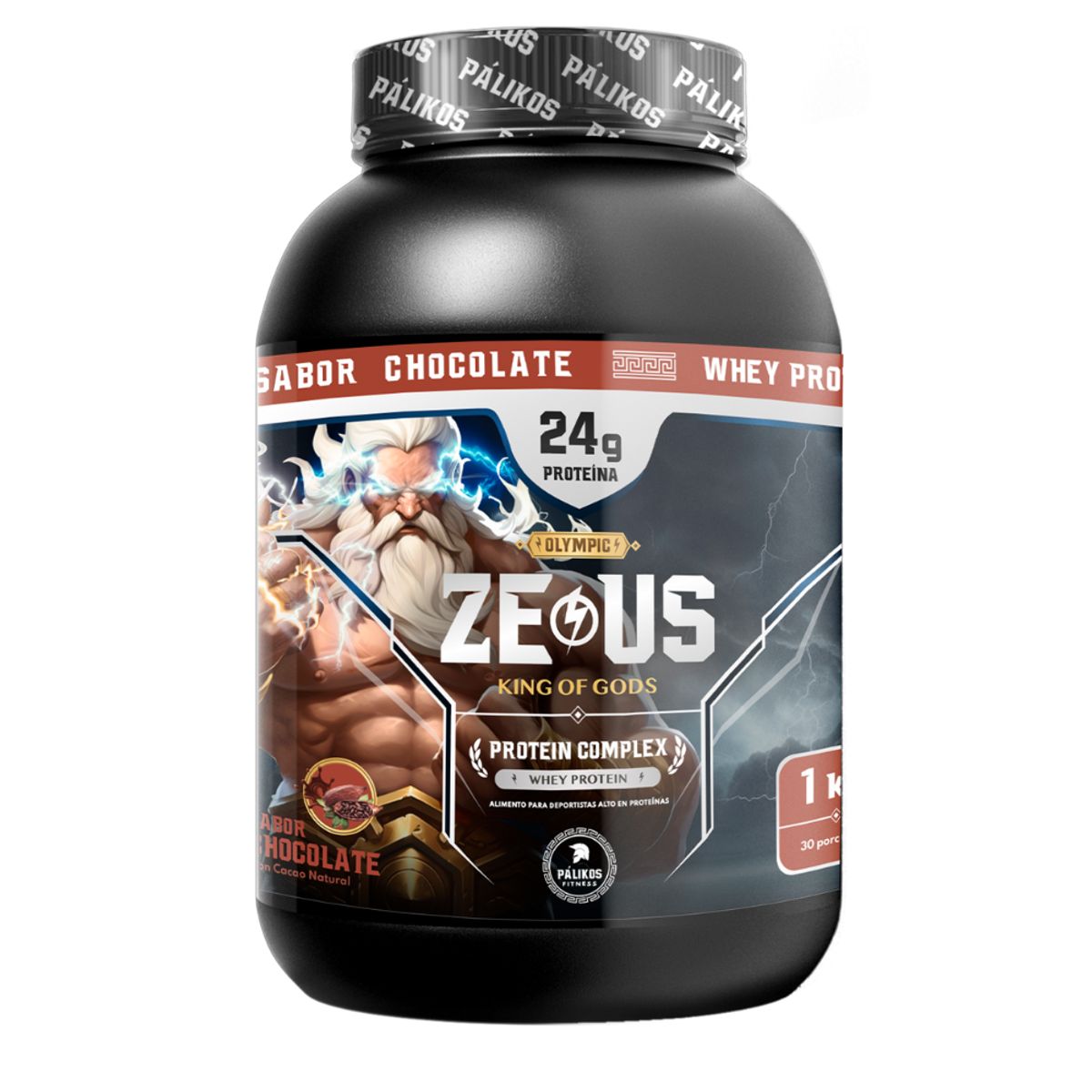 PALIKOS FITNESS - Proteina whey CP 1kg + Creatina monohidrato 60 SV + Shaker Palikos