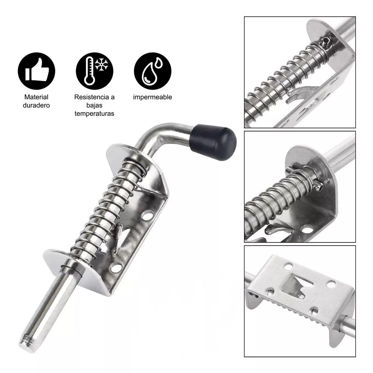 KUANGYE - Pestillo De Resorte De Perno Para Muebles De Gabinete