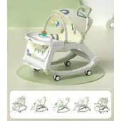 TATEE - 5-in-1 Silla Nido Bebé multifuncional ajustable con rueda