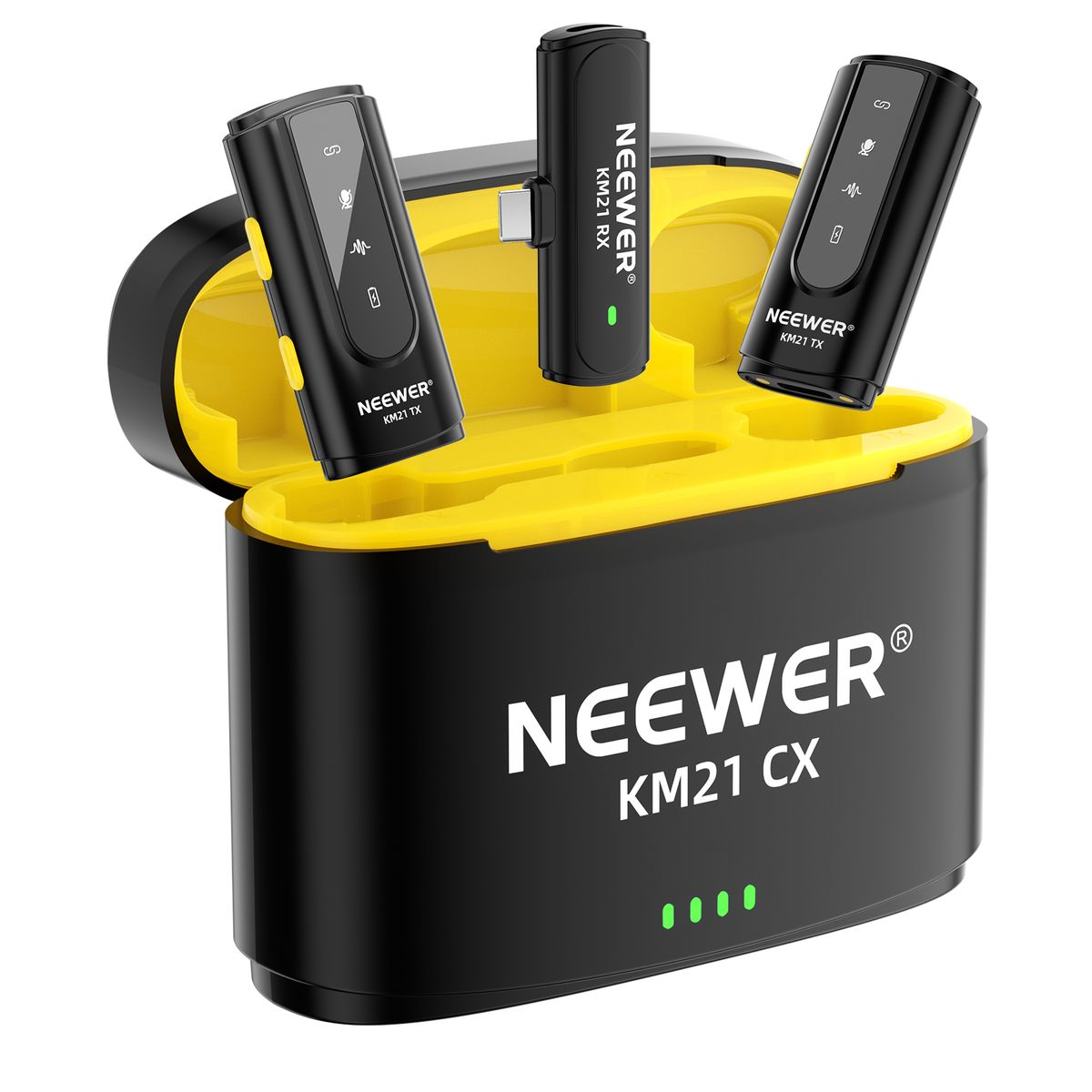 NEEWER - Micrófono Lavalier Inalámbrico P/ 15 16 Pro Max S25 S24 S23 S22 S21