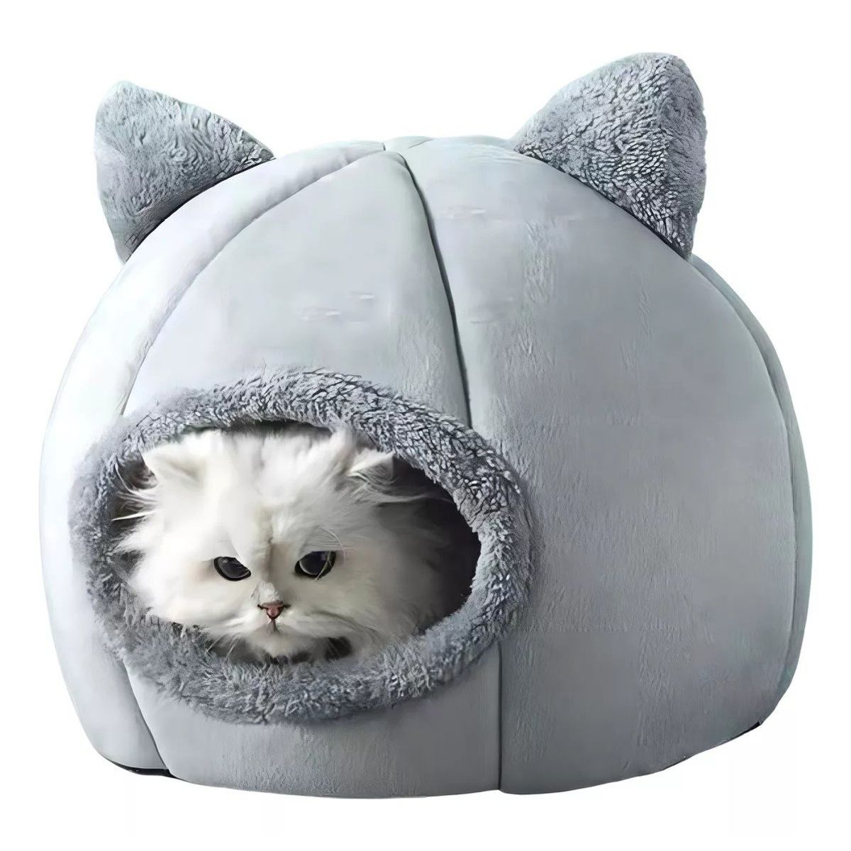 KUANGYE - Casa Cama Plush Iglu Nido De Gatos Y Perros