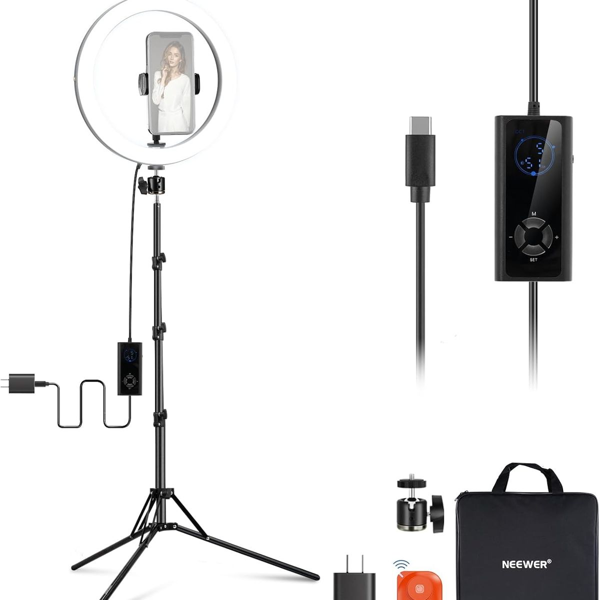 NEEWER - Anillo de luz LED de alta potencia 12inch 24W P/ 15 16 Pro Max S25 S24