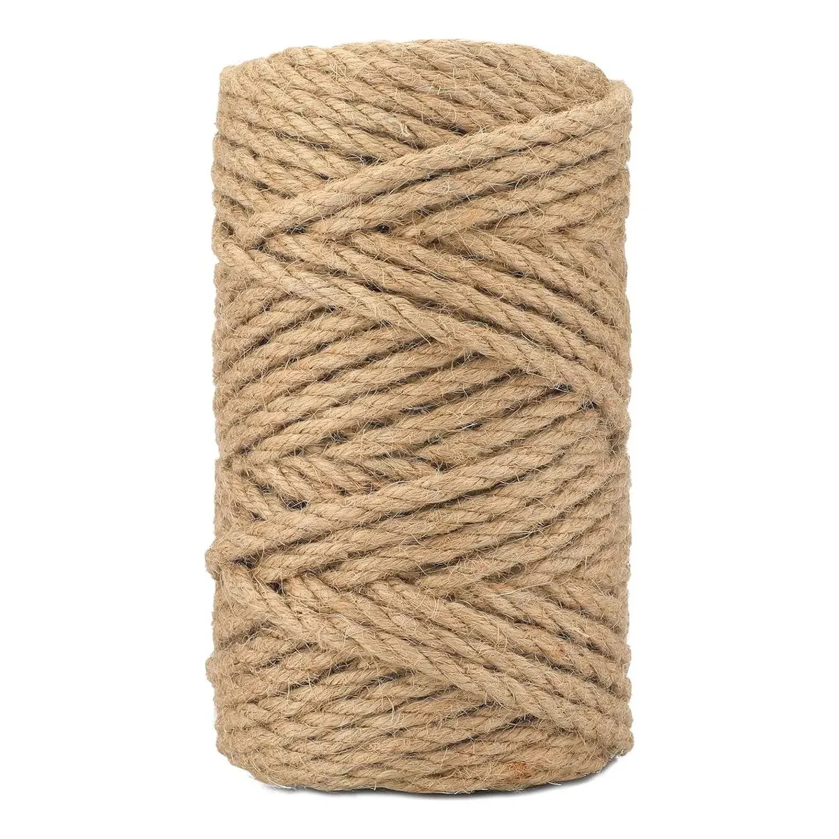 KUANGYE - Cordón De Yute De Cáñamo 6mm 90 Metros 1,6kg