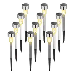 BITART - Pack X12 Estacas Solares De Camino Para Jardín Impermeables