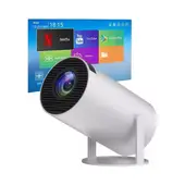 MUNDO MAGIA - Proyector Portátil Mini Hy300pro Ultra Hd 4k Wifi Bluetooth