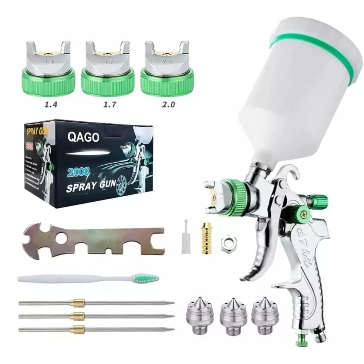 Pistola Gravedad Pintura Automotriz De 600ml 141720 Mm, marca MUNDO MAGIA - Foto Principal