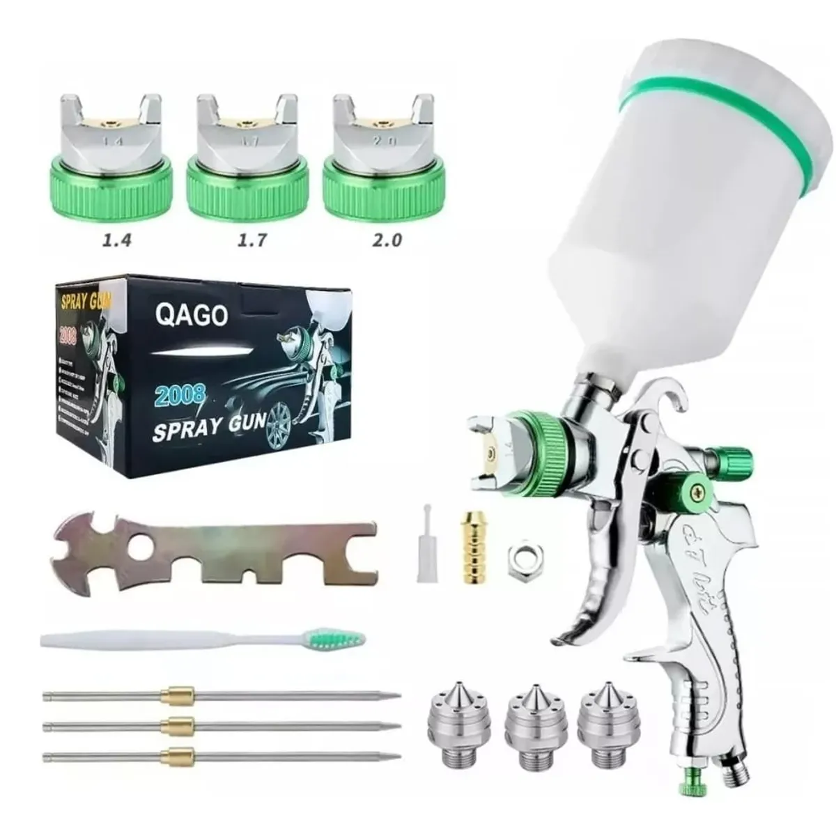 Pistola Gravedad Pintura Automotriz De 600ml 141720 Mm, marca MUNDO MAGIA - Foto Principal