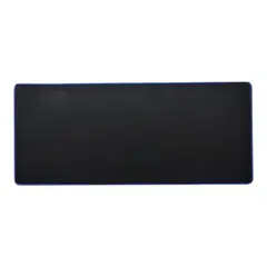 GENERICO - 3x Pad Mouse Gamer 70X30cm negro azul