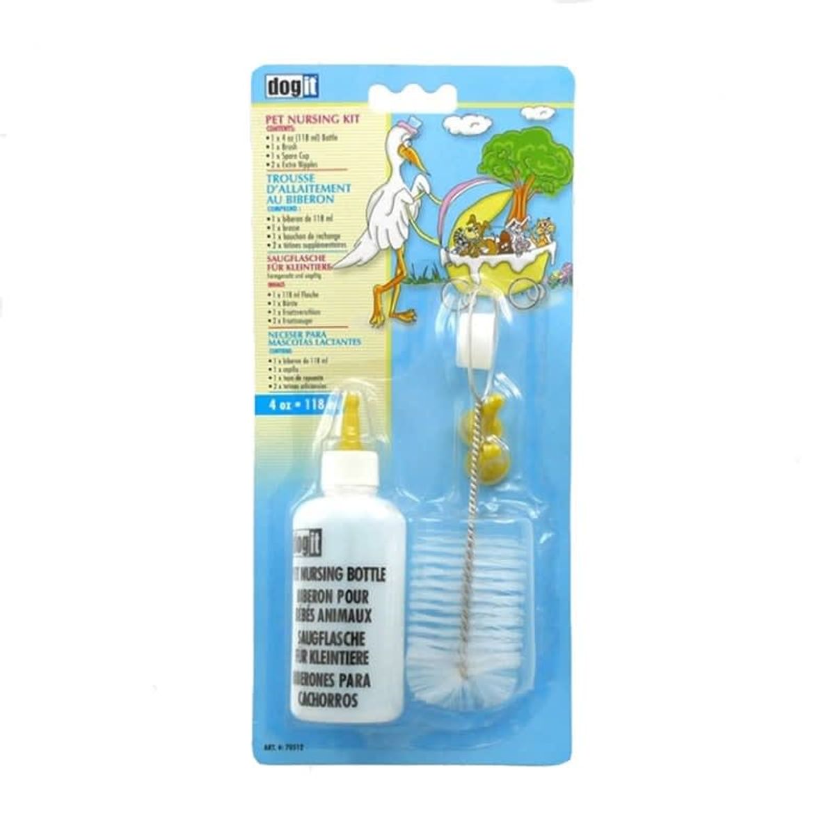 CATIT - Kit Mamadera Mascotas Lactantes Dogit 115 ml.