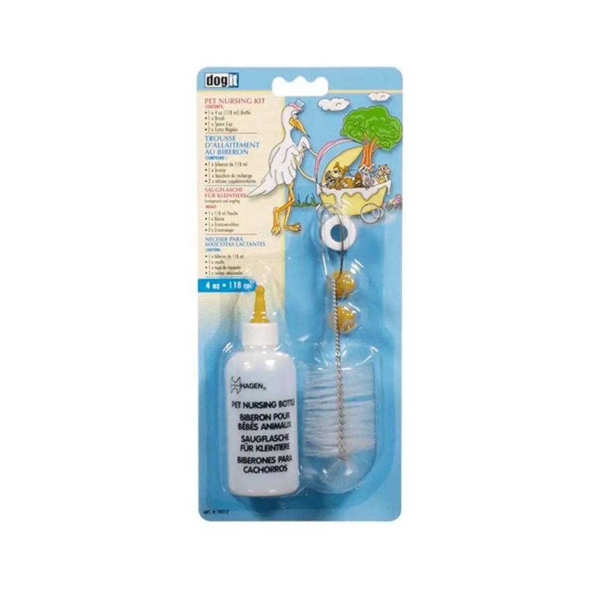 CATIT - Kit Mamadera Mascotas Lactantes Dogit 115 ml.