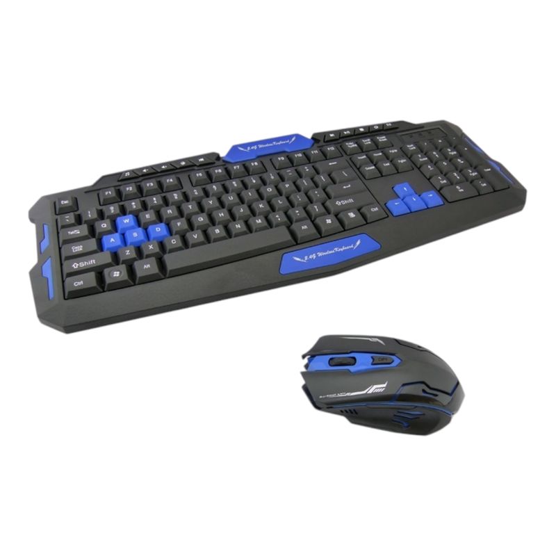 GENERICO - Teclado + Mouse Inalambrico Gamer HK8100 Alta Calidad