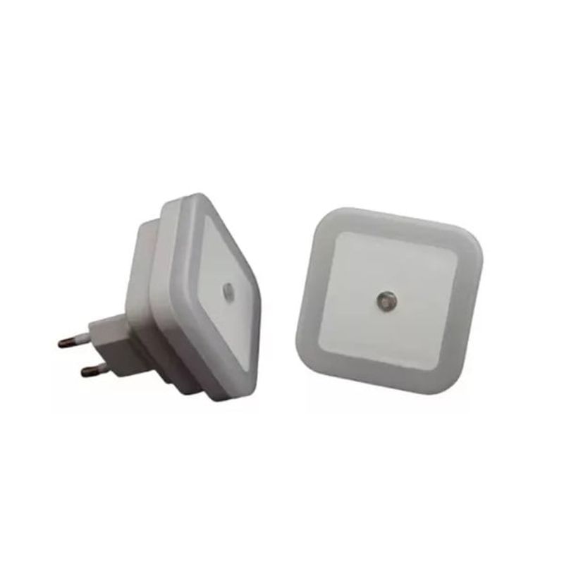 WW DESIGN - Lampara Para Bebes - 2 Unidades Cuadrada - Oscuridad Sensor De Luz