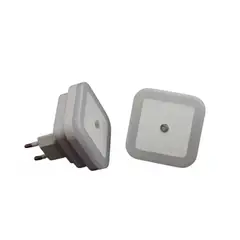 WW DESIGN - Lampara Para Bebes - 2 Unidades Cuadrada - Oscuridad Sensor De Luz