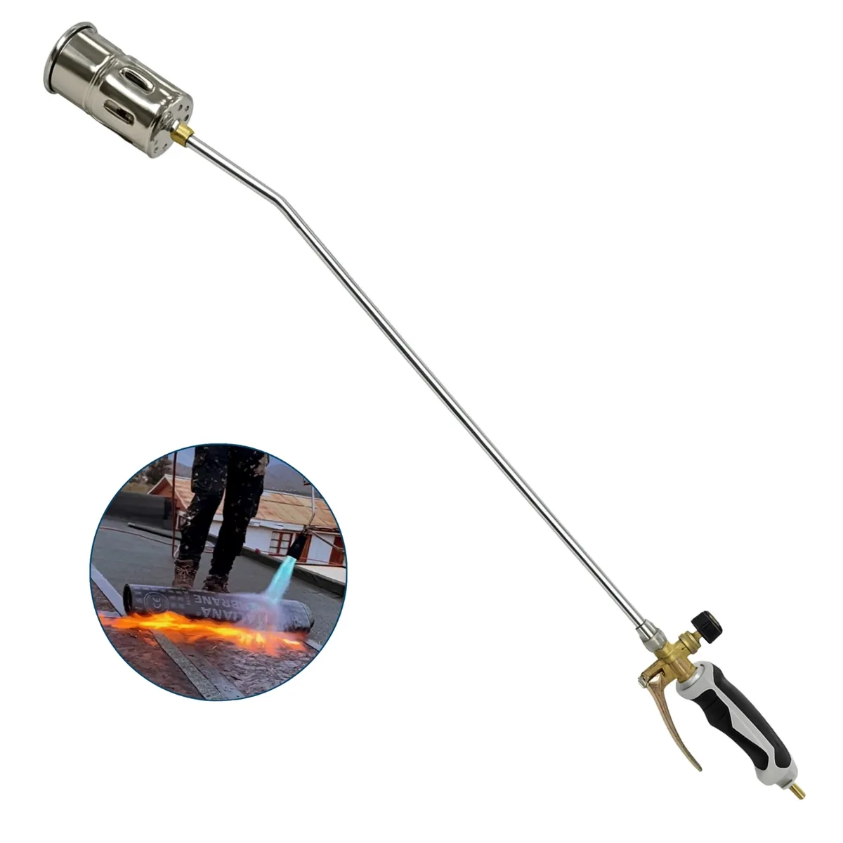 DICAS - Manillar Soplete Turbo Membra Asfaltica Con Gatillo