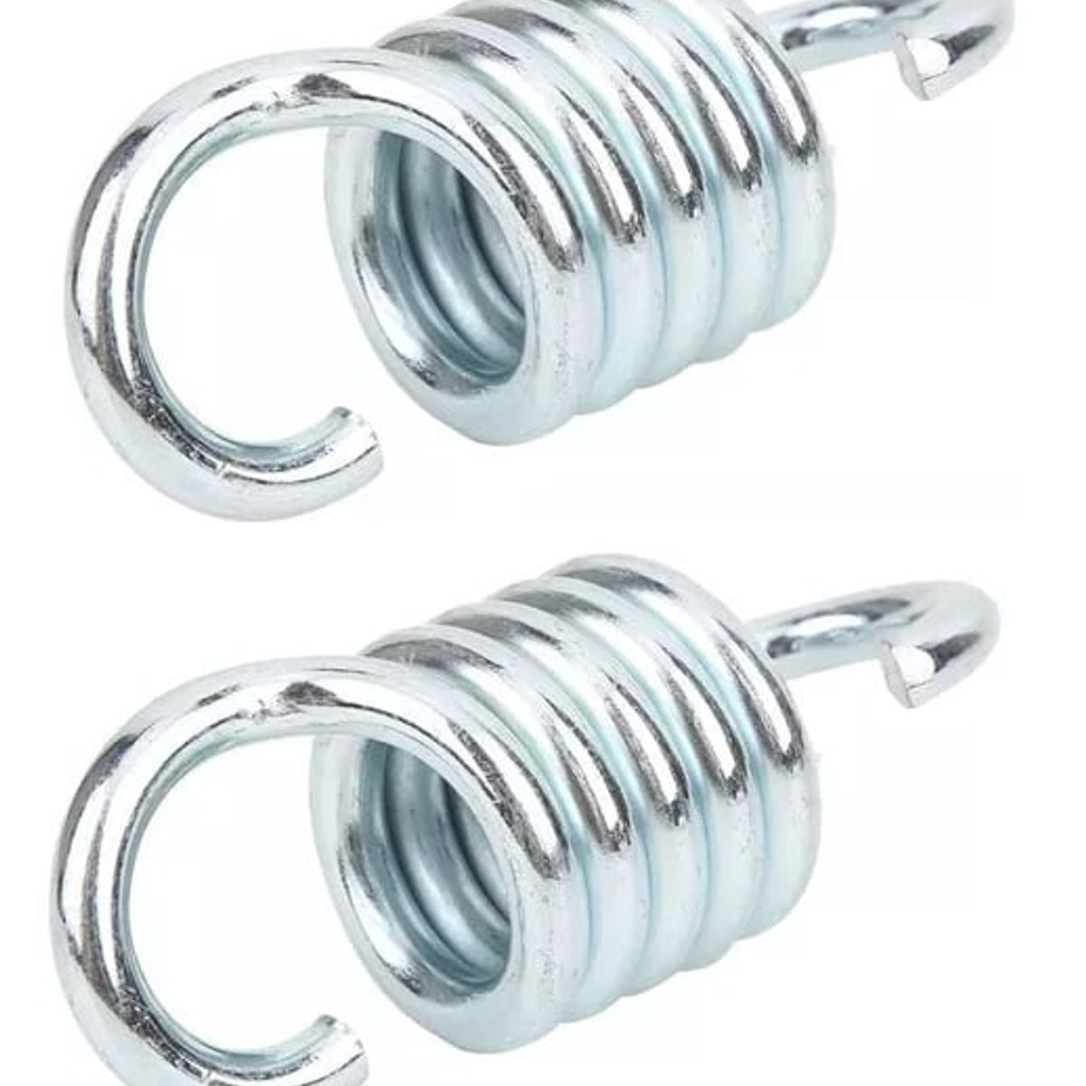 WW DESIGN - Pack 2 Resortes de Acero Cromado para Hamacas o Sillas Colgantes,  Alta Resistencia