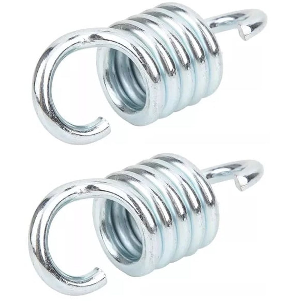 WW DESIGN - Pack 2 Resortes de Acero Cromado para Hamacas o Sillas Colgantes,  Alta Resistencia