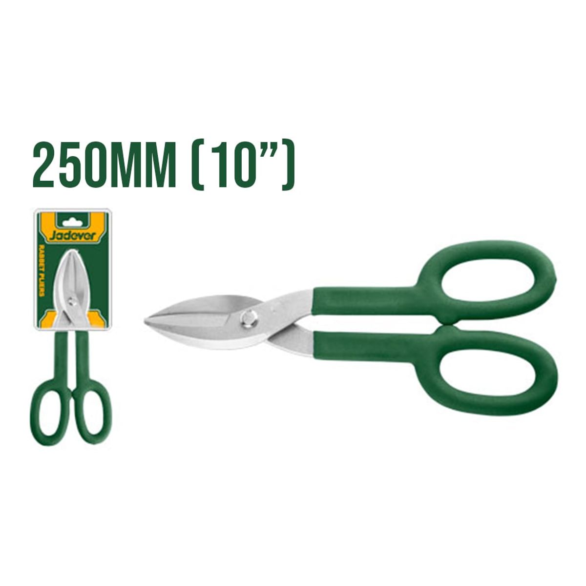 JADEVER - Tijera Hojalatera 10 Pulgadas 250mm JADEVER