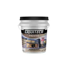 GENERICO - Impermeabilizante para frentes y muros Liquitech 4 Lts./ Negro