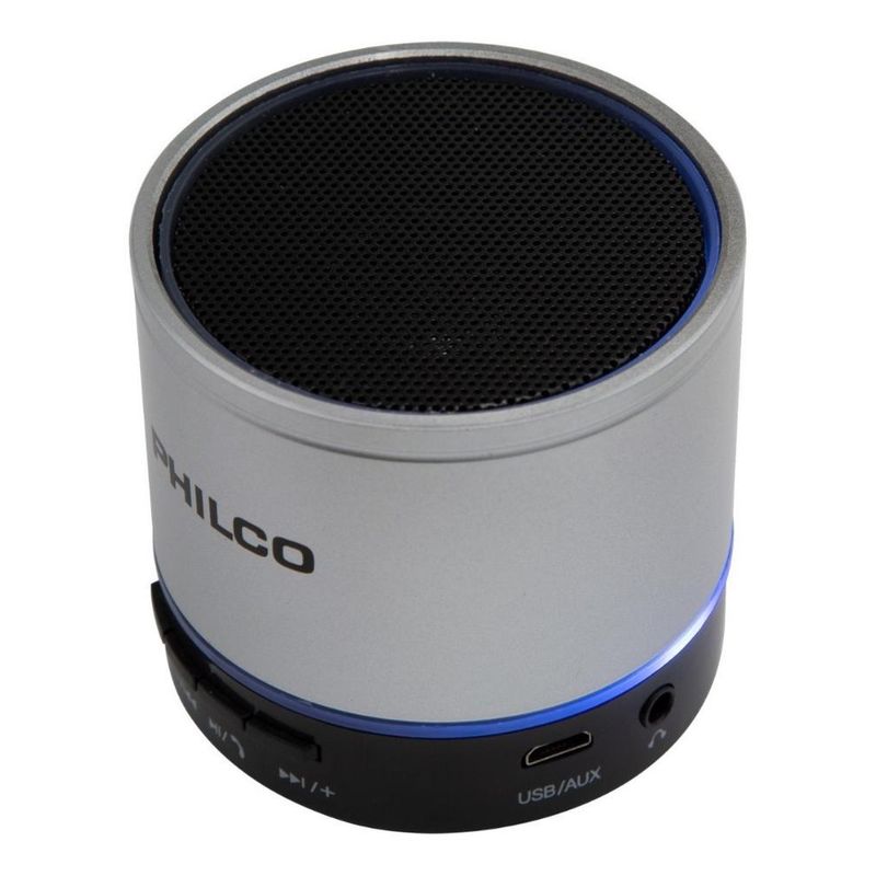 PHILCO - Parlante Portatil Bluetooth-usb P295 Plata PHILCO