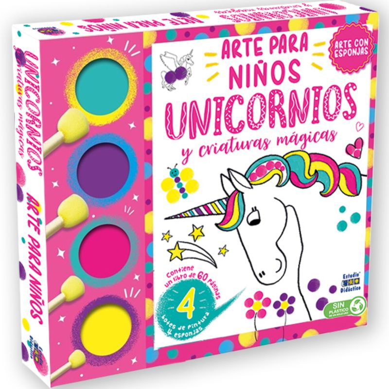 EDIMAT LIBROS - Unicornios -Arta Con Esponjas-