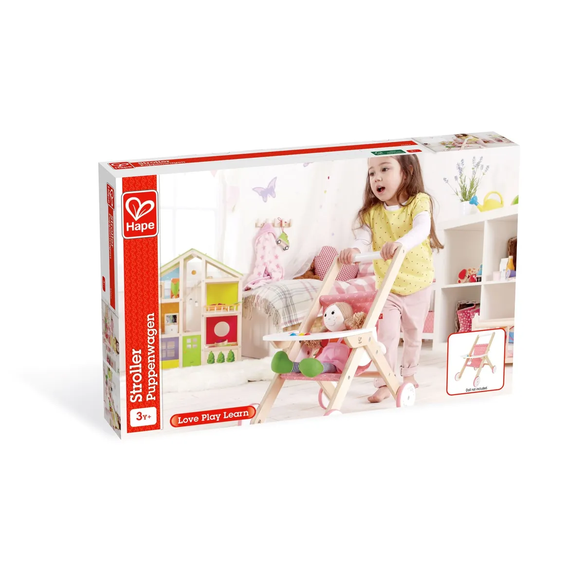 HAPE - Coche de paseo para muñeca