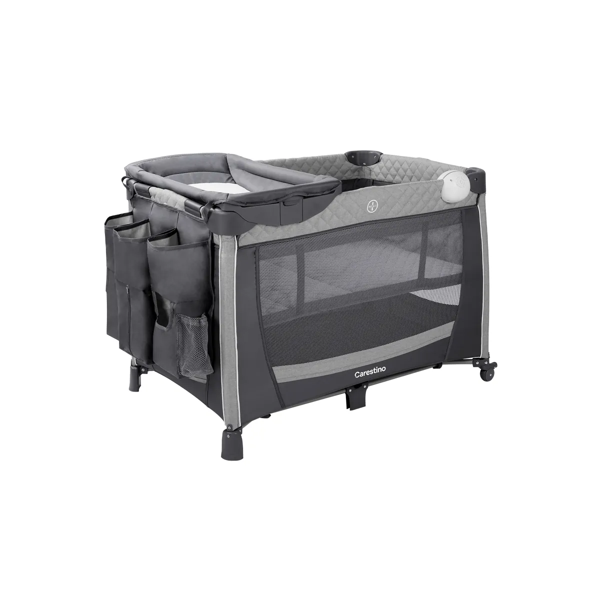 CARESTINO - Cuna Corral Genova Gris