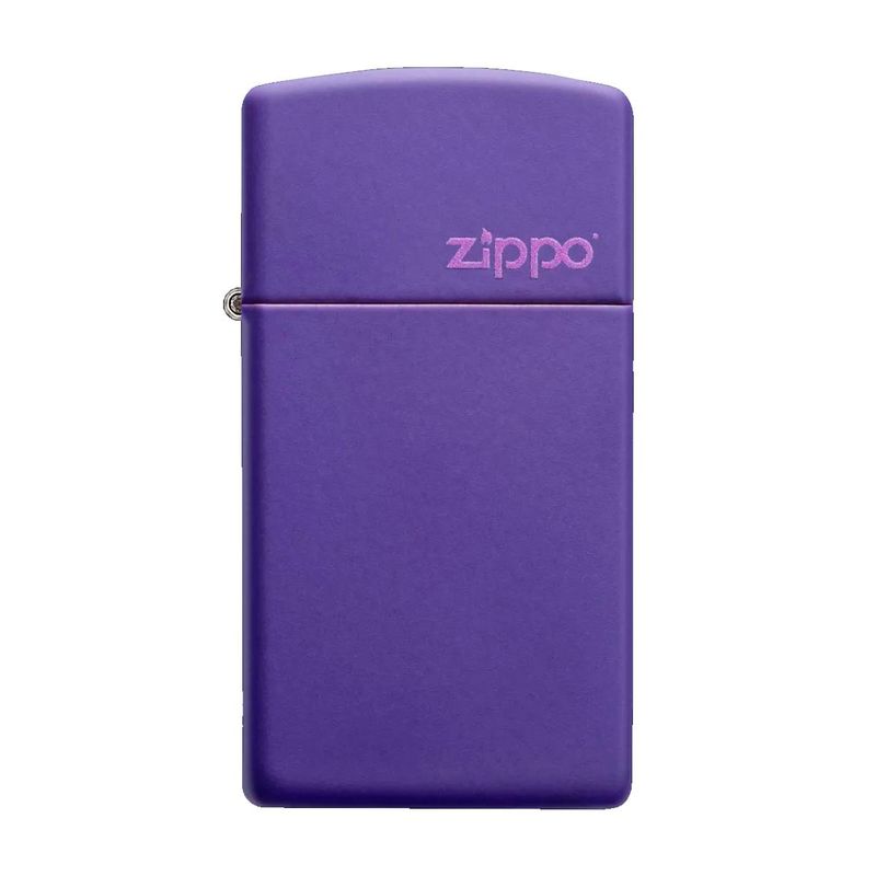 ZIPPO - Encendedor Zippo Slim Purple Logo ZP1637ZL - Morado